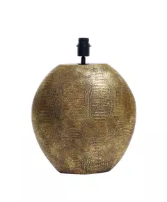 Lampvoet Skeld ovaal antiek brons M