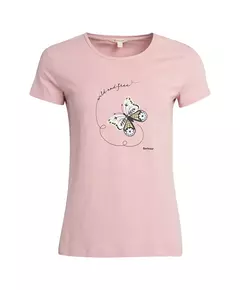 Dames T-shirt Bowland Pastel Pink