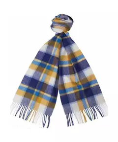Sjaal Country Plaid blue gold