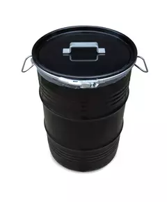 The Binbin BinBin Handle industriële prullenbak zwart 60 Liter met handvat