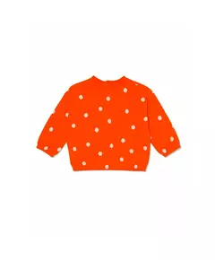 baby sweater stippen oranje