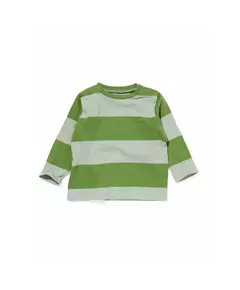 baby t-shirt met strepen groen