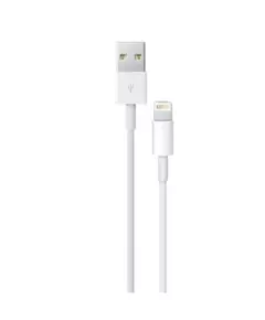 Scanpart USB-A naar Apple Lightning kabel 2,0m Oplader Wit