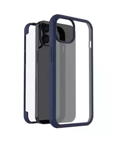 Accezz Full Protective Cover voor Apple iPhone 13 Pro Max Telefoonhoesje Blauw