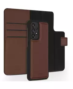Accezz Premium Leather 2 in 1 Wallet Book Case voor Samsung Galaxy A33 Telefoonhoesje Bruin