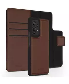 Accezz Premium Leather 2 in 1 Wallet Book Case voor Samsung Galaxy A53 Telefoonhoesje Bruin