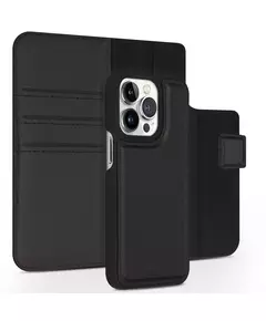Accezz Premium Leather 2 in 1 Wallet Book Case voor Apple iPhone 13 Pro Telefoonhoesje Zwart