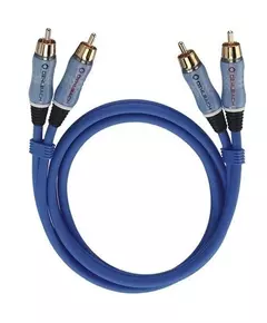 Oehlbach Audio-cinchkabel Stereo 2,0 m Mini jack kabel Blauw