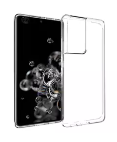 Accezz Clear Backcover Samsung Galaxy S21 Ultra Telefoonhoesje Transparant