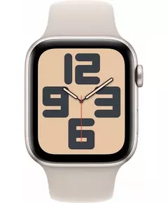 Apple Watch SE (2022) 44mm Starlight Aluminium Sportband S/M Smartwatch