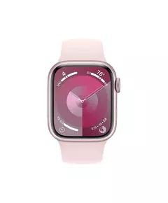 Apple Watch Series 9 41mm Roze Aluminium Sportband M/L Smartwatch Roze