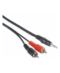 Hama Audiokabel, 3,5-mm-jack-stekker - 2 cinch-stekker, 2 m per 25 stuks Audio kabel