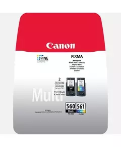 Canon PG-560 en CL-561 multipack Inkt Zwart