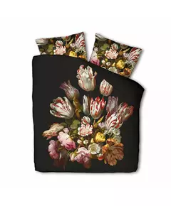 Dekbedovertrek Vintage Bouquet Dekbedovertrek - Tweepersoons (200x220 cm) - Meerkleurig Katoen - Dessin: Bloemen - Presence 