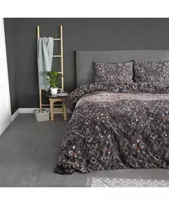 Dekbedovertrek Grace - Eenpersoons (140x220 cm) - Meerkleurig Katoen - Dessin: Patroon - Sleeptime Elegance 