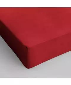 Hoeslaken Katoen - Rood - 180x220 cm - Rood - DreamHouse Bedding 