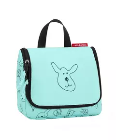 Toiletbag S Kids Cats and Dogs Mint