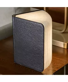 Gingko Mini Smart Book Light Black Leather