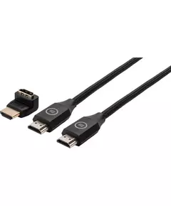 BlueBuilt HDMI Kabel 4K 60Hz Nylon 1,5 Meter + 90° adapter