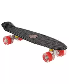 Flip-Ít skateboard met ledverlichting 55,5 cm zwart/rood
