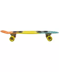 Big Jim Tricolor skateboard 71 cm blauw/geel/oranje
