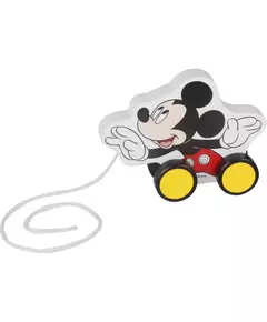 Mickey Mouse Houten Trekfiguur 18 maanden Wit/Zwart