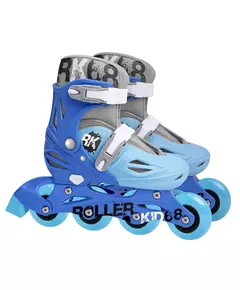 Inline Skates Verstelbaar Lichtblauw maat 30-33