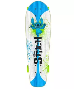 Stitch Skateboard 70 x 20 cm Junior Wit/Blauw/Groen