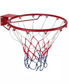 Basketbalring + net 45 cm rood