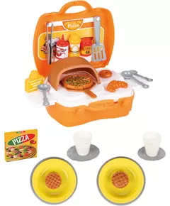 speelgoed pizzaset oranje 35-delig
