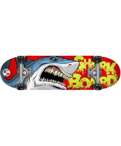 Shark Skateboard Junior 71 x 20 cm Rood/Blauw