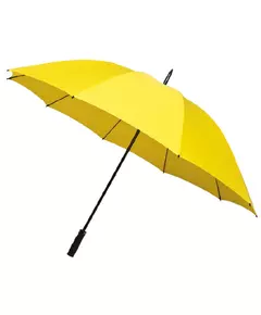 golfparaplu Windproof handopening 130 cm geel