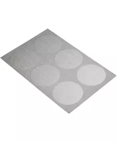Placemat 30 x 45 cm PVC/polyester Zilvergrijs