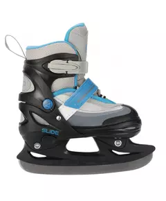 2-in-1 schaatsen/skates junior zwart/blauw maat 30/33