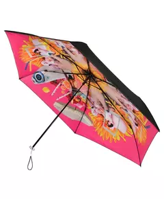 Opvouwbare Paraplu met UPF50+ coating Zwart/Roze