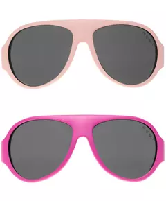 Click & Change kinderzonnebril 2-5 jaar roze 2 stuks