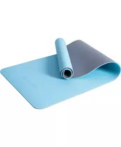yogamat 173 x 58 cm elastomeer/rubber blauw