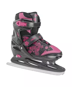 Jokey Ice 3.0 verstelbare schaatsen zwart/roze maat 34-37