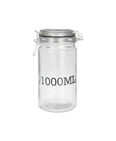 voorraadpot glas 1000 ml