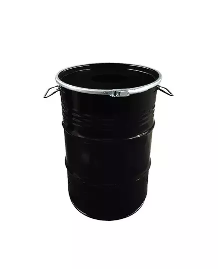 The Binbin BinBin Hole industriële prullenbak 60 Liter zwart met gat deksel