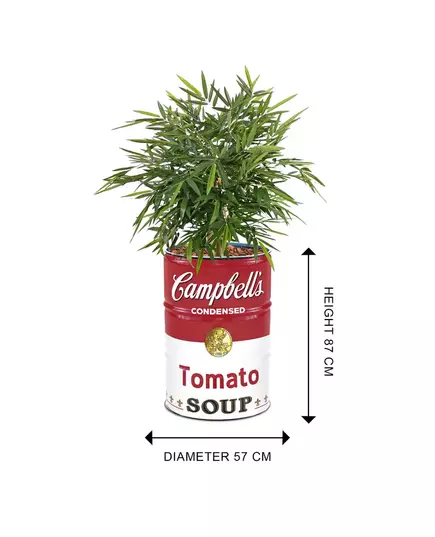 Barrelkings Campbell's Soup retro- industrieel 200 L plantenbak