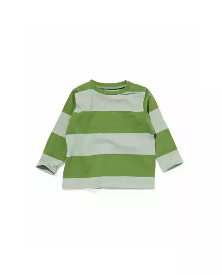 baby t-shirt met strepen groen